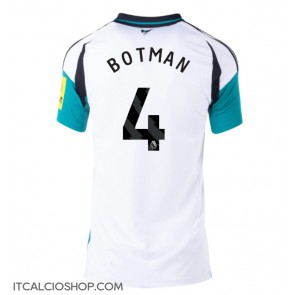Newcastle United Sven Botman #4 Seconda Maglia Femmina 2024-25 Manica Corta